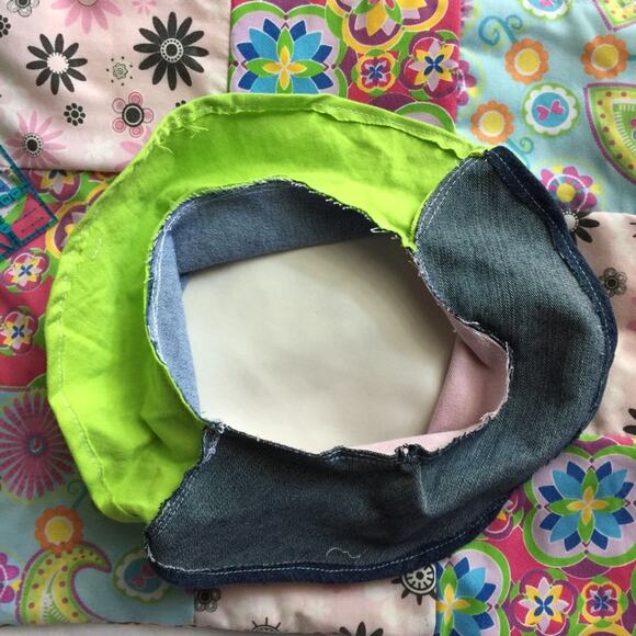 Handmade Dog Printed Upcycled Bucket Hat.-CA2 - Picture 7 of 15